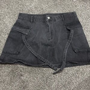 Shein cargo skirt